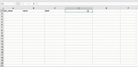 Basics - XLSForm - Arqaam